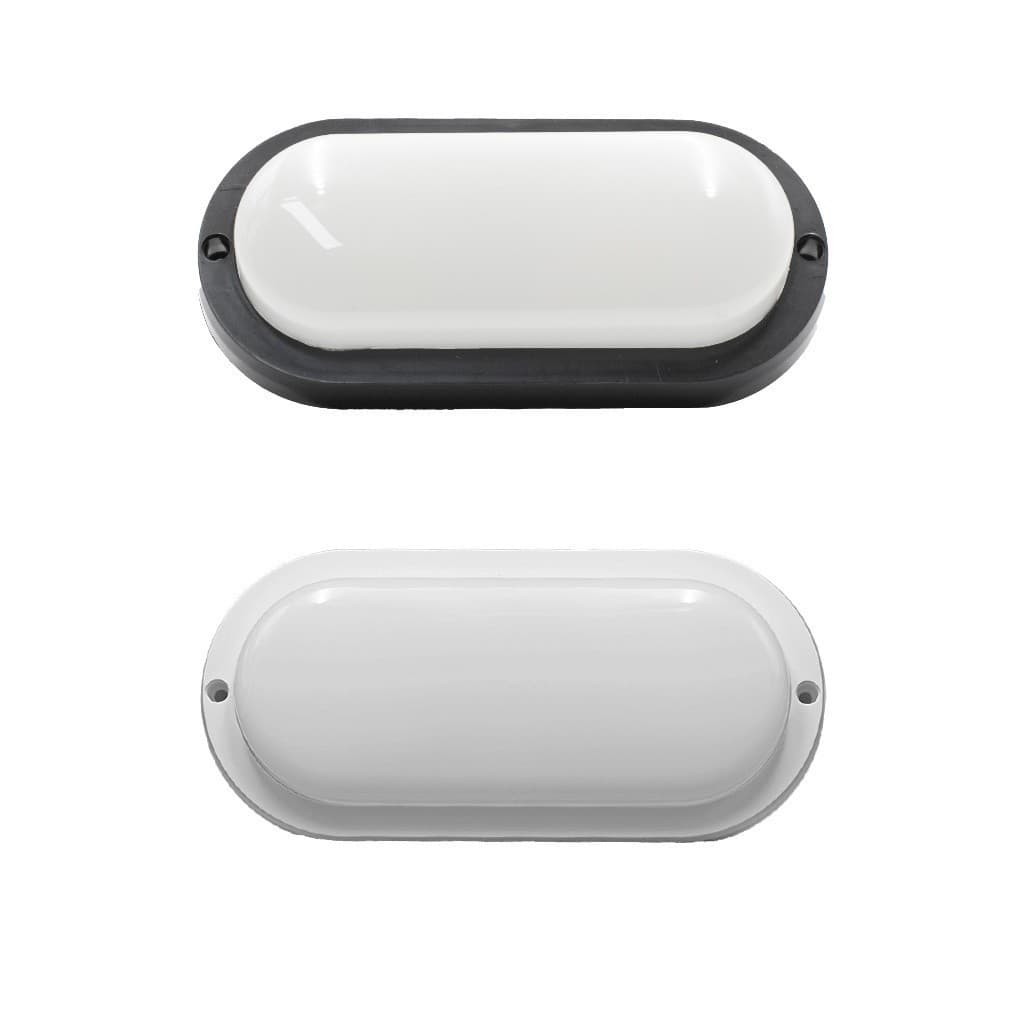 Kit 2, 3 e 4 unidades Luminária Tartaruga 15w Led Oval Bivolt Preto ou Branco
