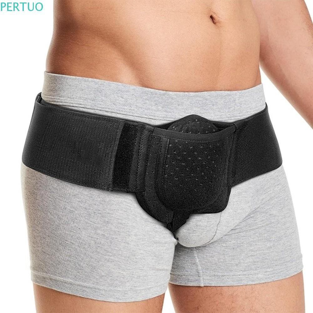 Cinto De Treliça De Hérnia PERTUO , Suporte De Virilha Respirável Com Alça De Recuperação , Proteção Design Confortável