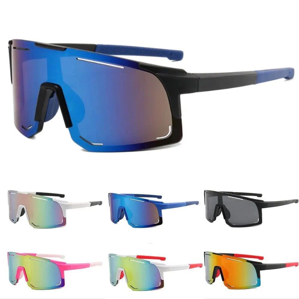 Óculos de Ciclismo UV400, Óculos à Prova de Vento para Homens e Mulheres, Óculos Esportivos para Ciclismo de Estrada --&