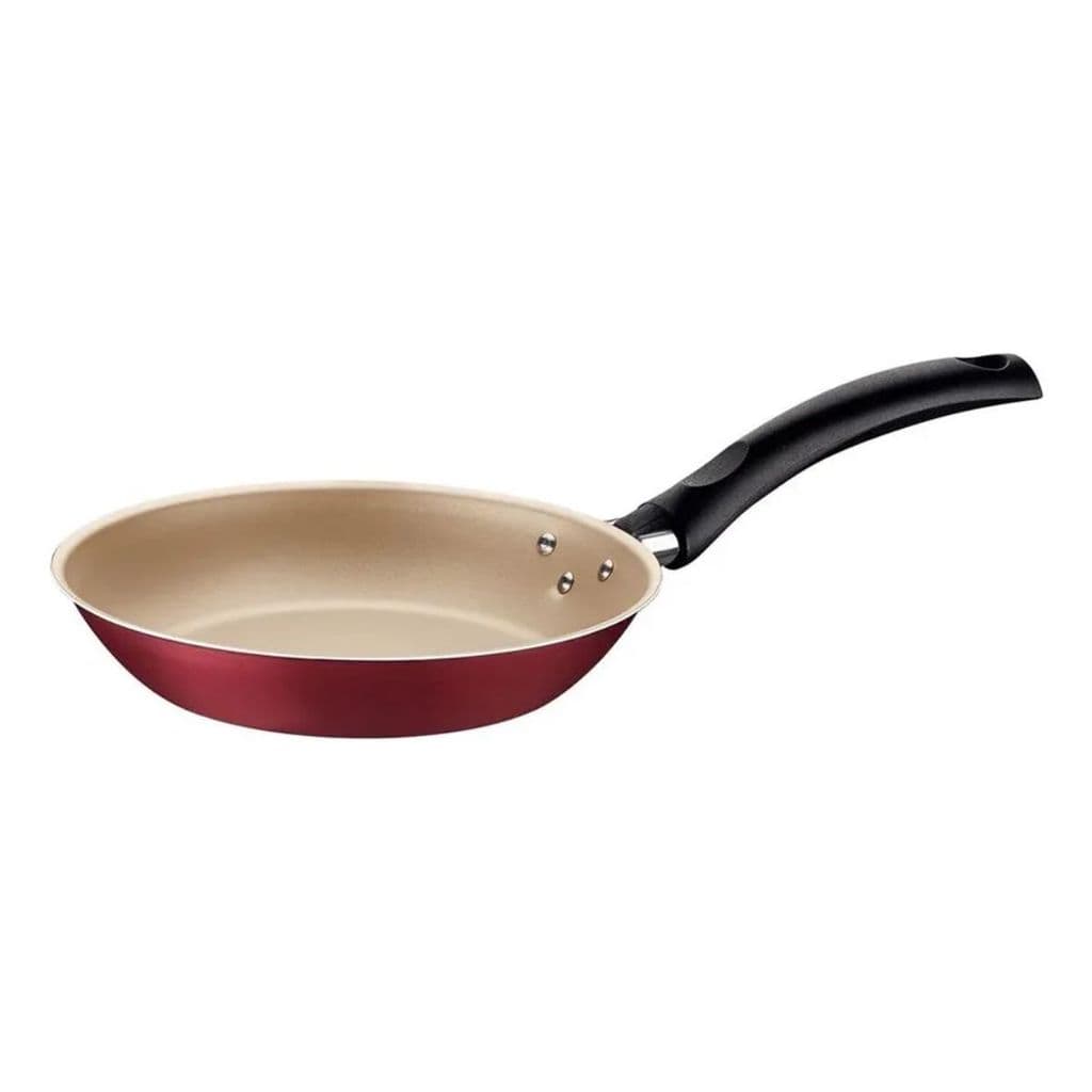 Frigideira Em Aluminio Antiaderente 20cm Vermelha Tramontina