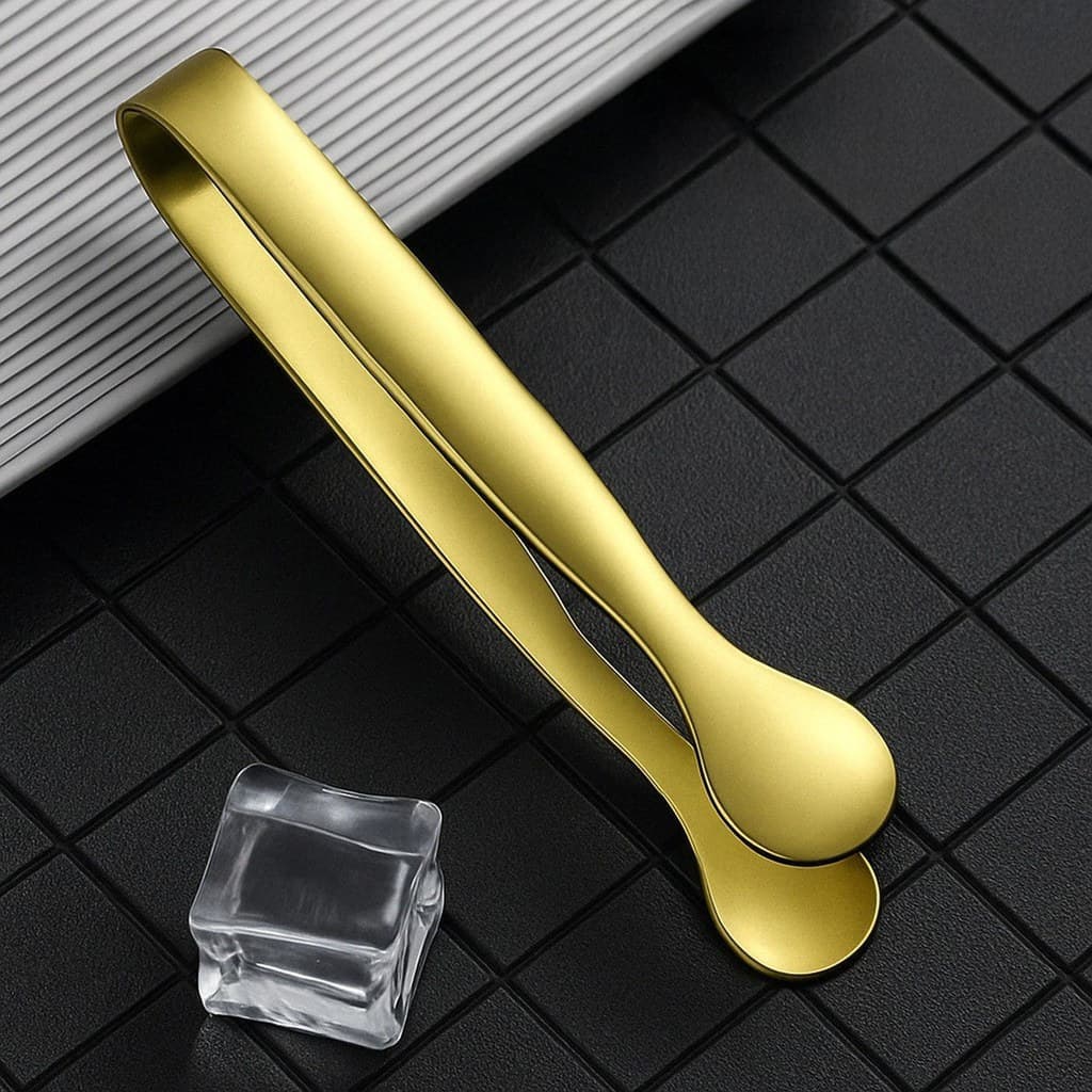 Pegador de Gelo Inox Multifuncional para Bar, Frios e Petiscos Pegador de Gelo