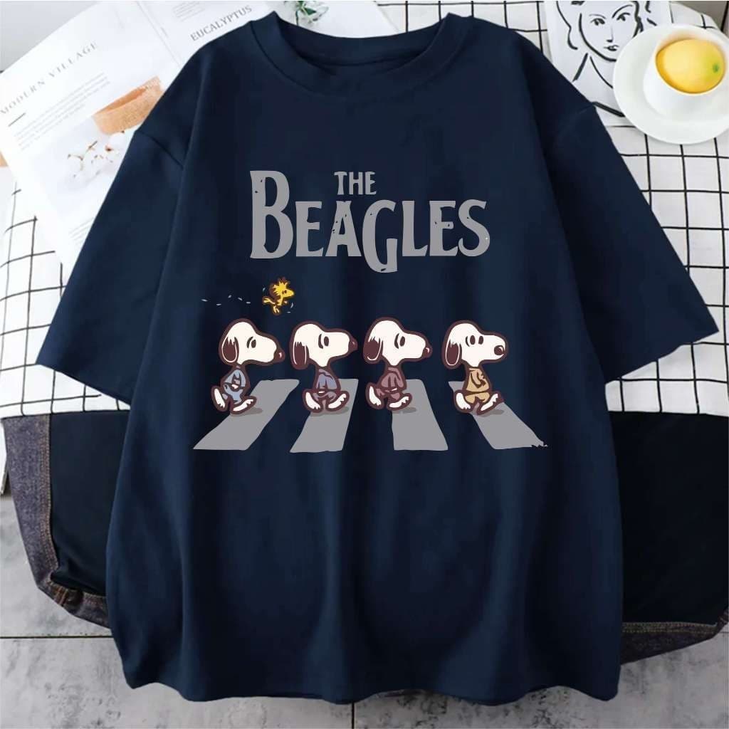 Camiseta T-shirt  Estampada Unissex Desenho Snoopy Beagles Aesthetic Lançamento Envio Imediato