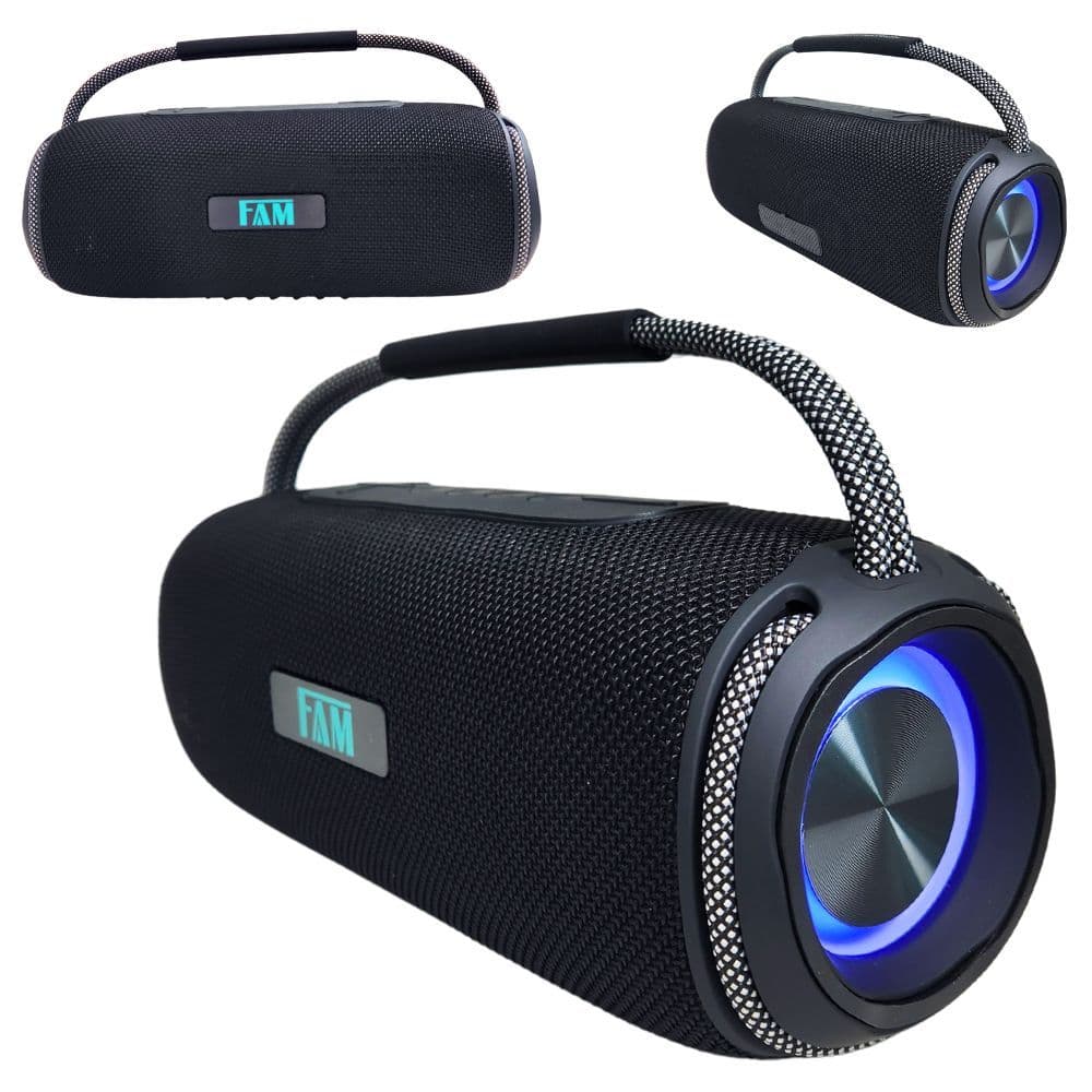 Caixa de Som Bluetooth 5.0 Resistente a Água IPX6 40W de Potência Até 10 Horas de Bateria