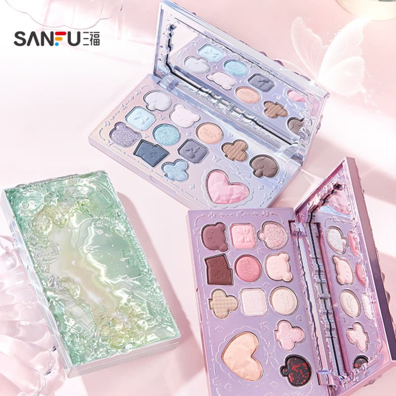 Paleta de sombras Sanfu Lolina Fumeng Elf Doze cores 503316