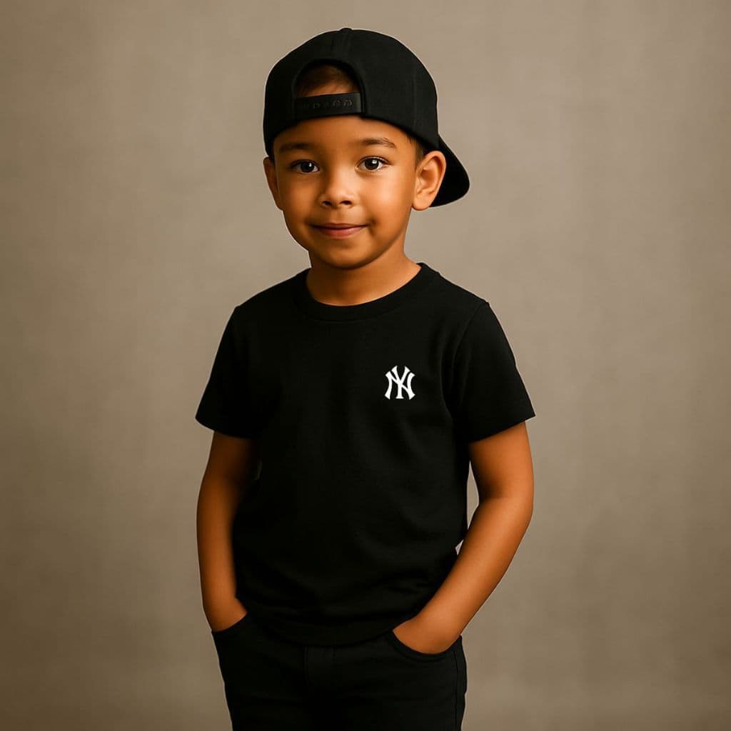 Camisa Camiseta Infantil NY 100% Algodão Premium Envio Imediato