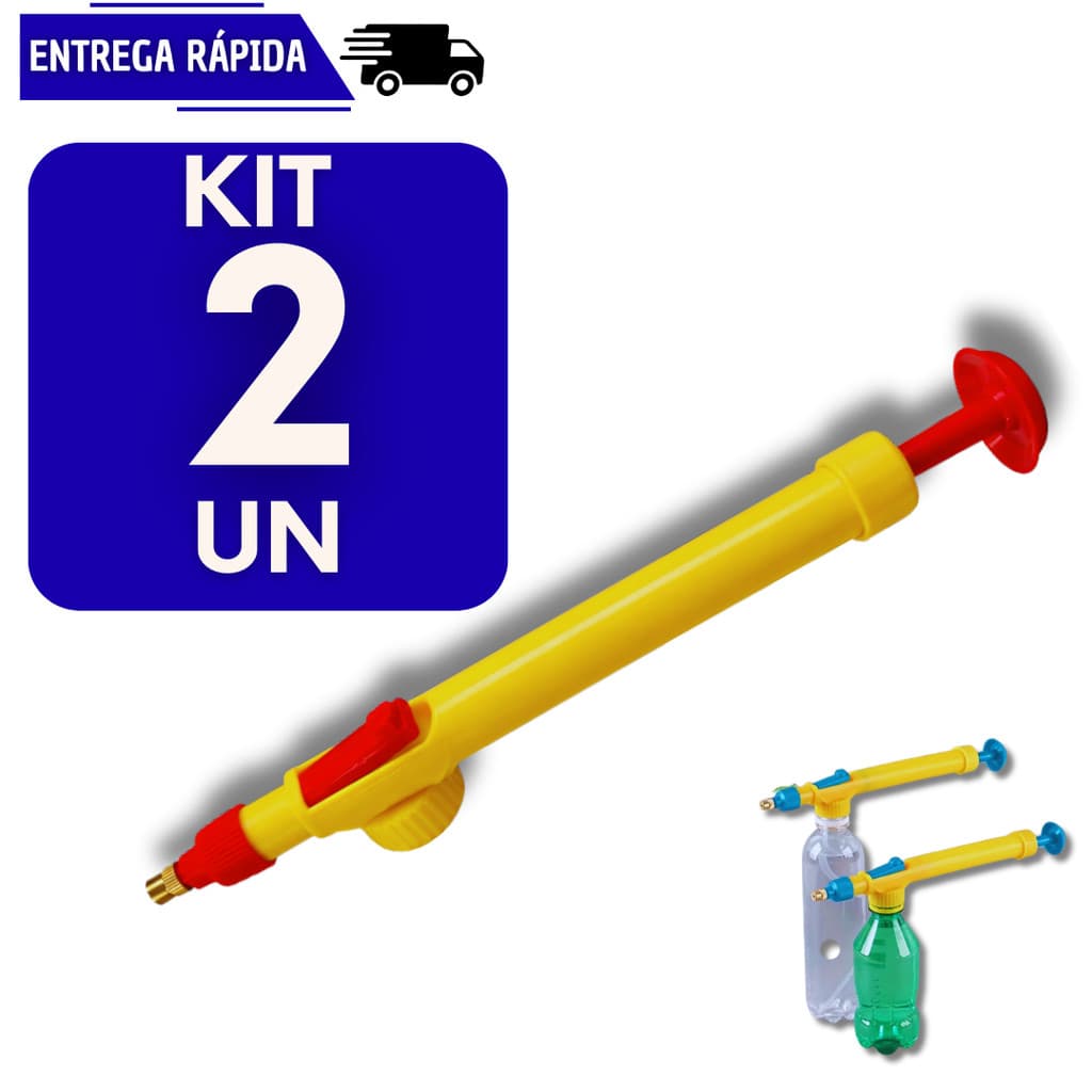 Kit 2 Pulverizador Spray Manual Multiuso Ideal Para Casa Jardim Borrifador Limpeza Pulverizadores Jardinagem Regar