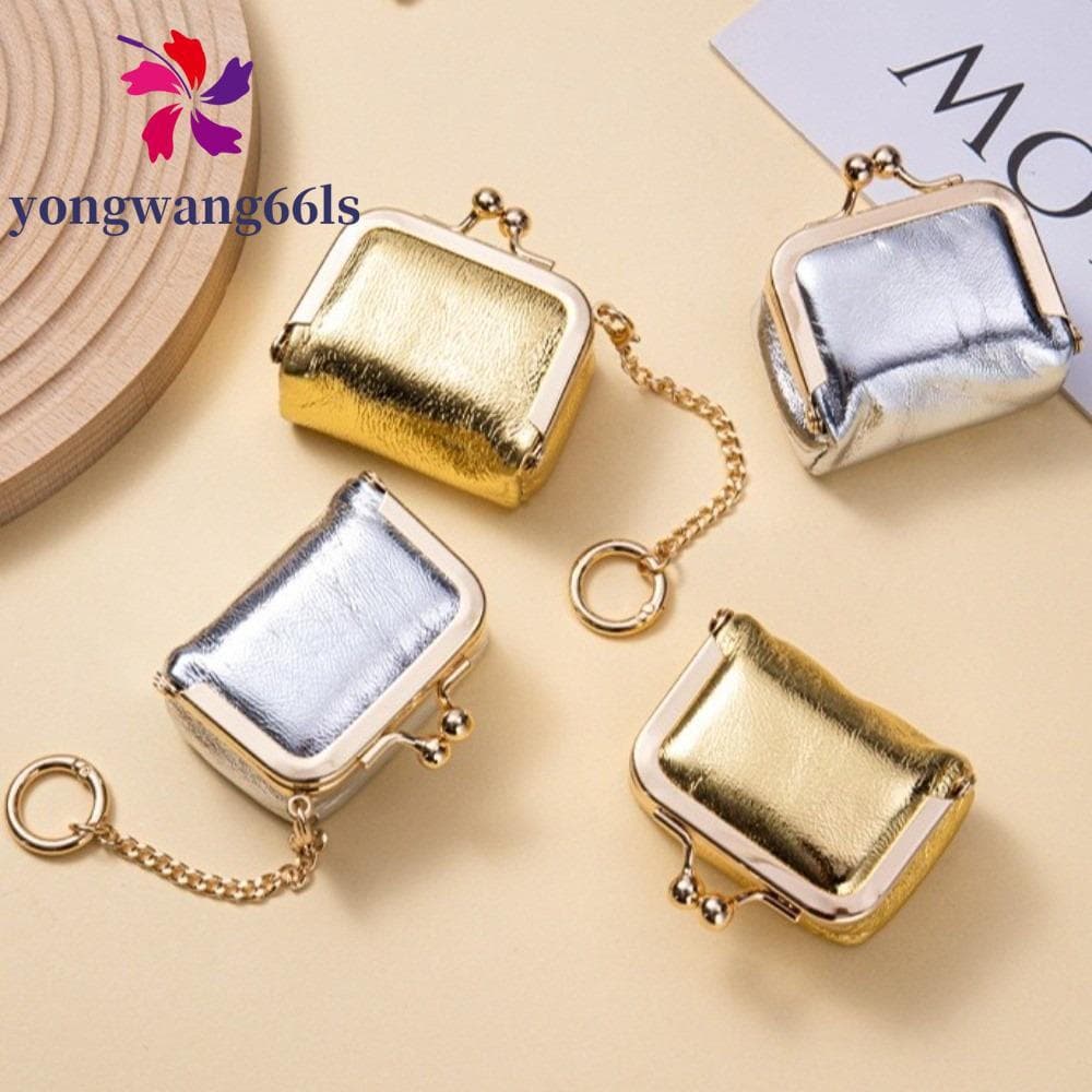 YONGWANG Caixa De Armazenamento De Joias De Couro , Carteira De Colar De Brinco De Luxo Requintada , Mini Bolsa De Moeda
