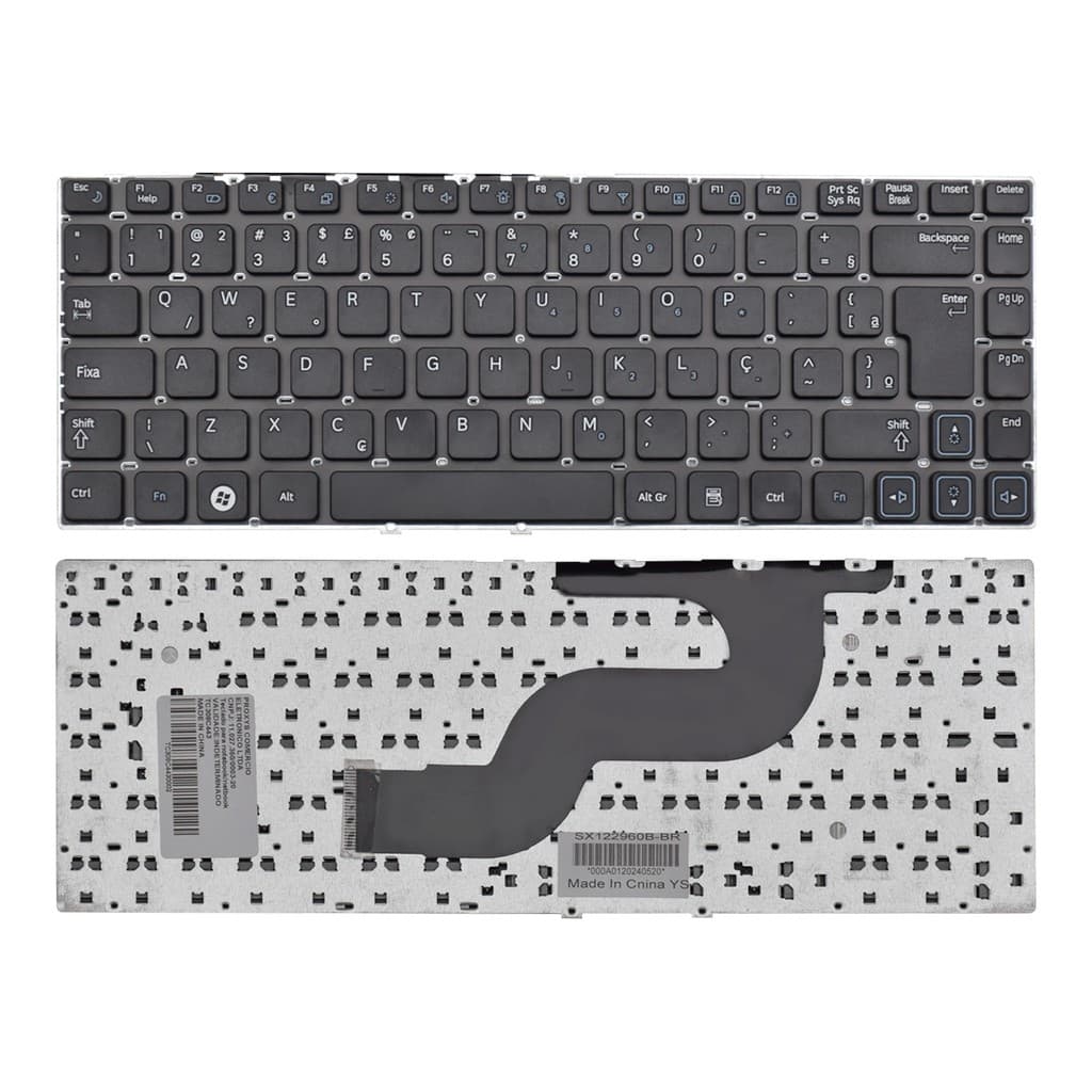 Teclado para Notebook Samsung NP-RV411-AD1BR AD2BR AD3BR