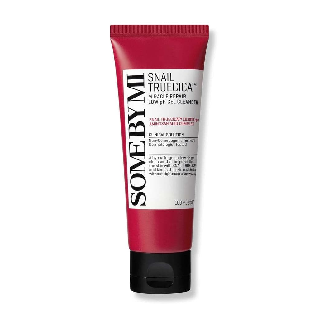 SOME BY MI Snail Truecica Miracle Repair Gel de Limpeza de Baixo pH - 3.38Oz, 100ml - Feito com Mucina de Caracol para P