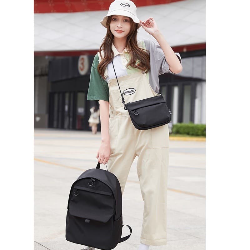 Mochila japonesa feminina 2023 novo produto mochila de grande capacidade bolsa de computador masculina mochila Diagonal