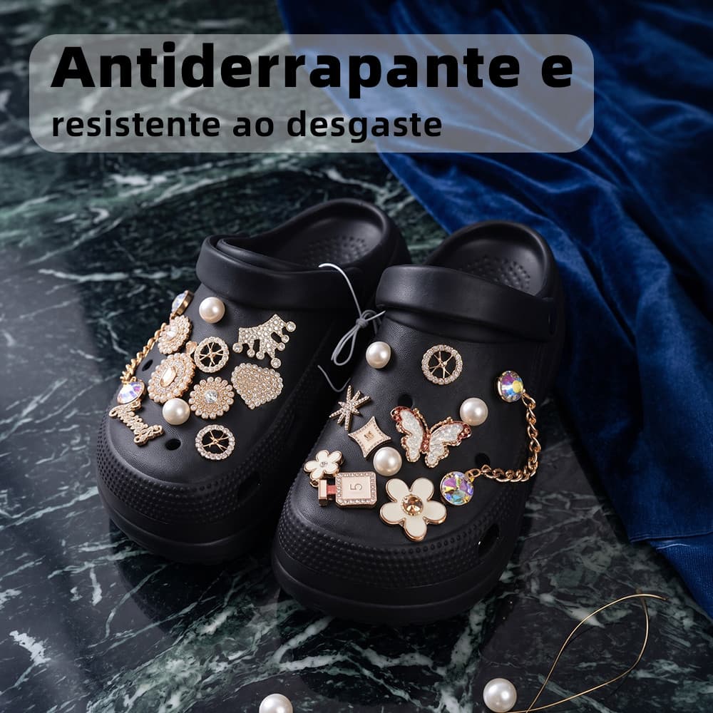 Buracos e sapatos Sandália Chinelos Chinelos fechados Sapatos de praia Formando em um Não fede os pés Anti-deslizamento