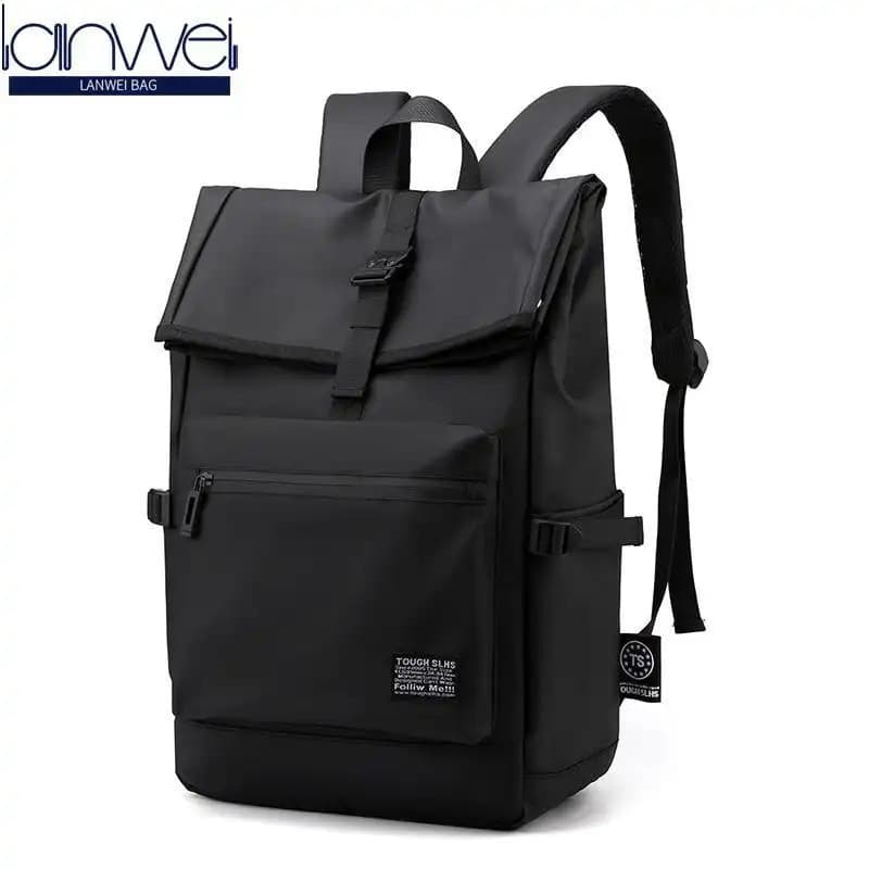 Mochila de grande capacidade, LANWEI, para homens, adequada para viagens e moda casual, portátil, mochila escolar, mochi