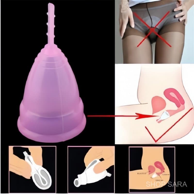 1/2/3 Pcs Copo Menstrual EconôMico Anti-Alergico FáCil De Limpar Economiza Substituindo Absorventes