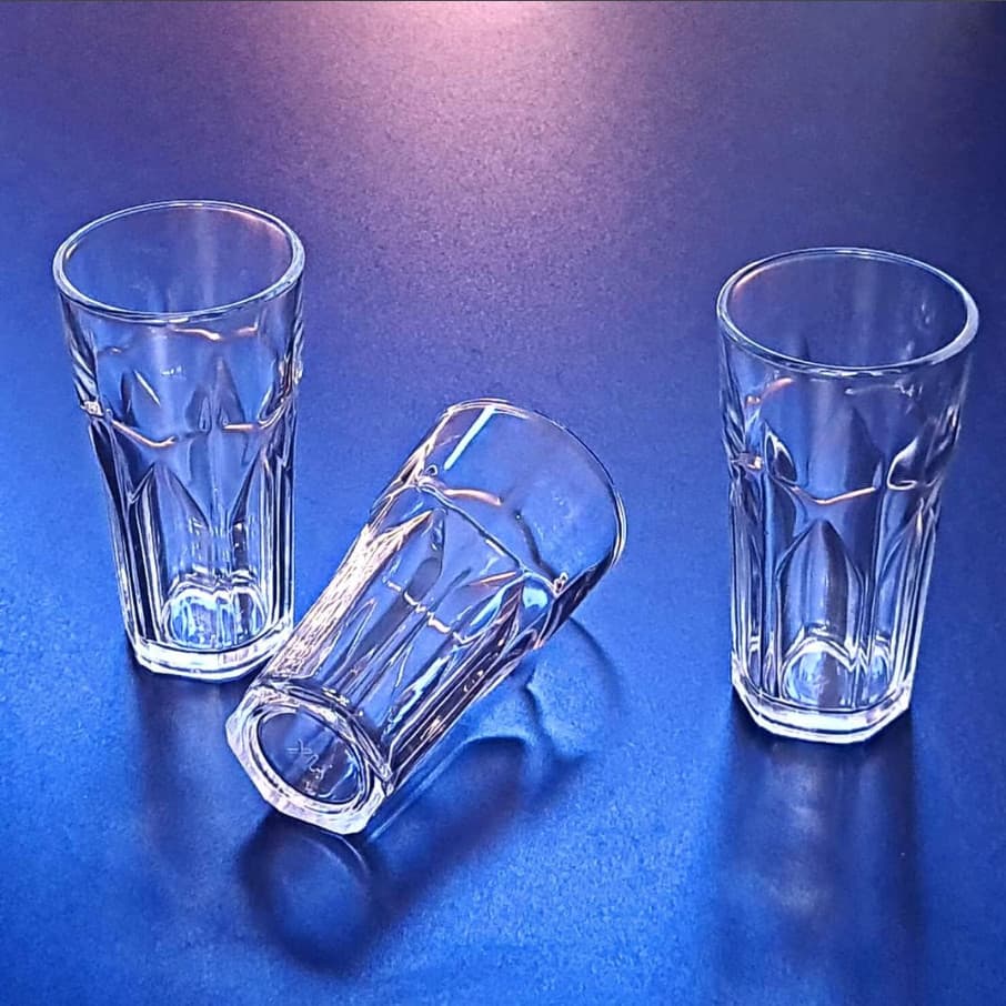Kit 6 Copos de Vidro Transparente 295ml ou 340ml