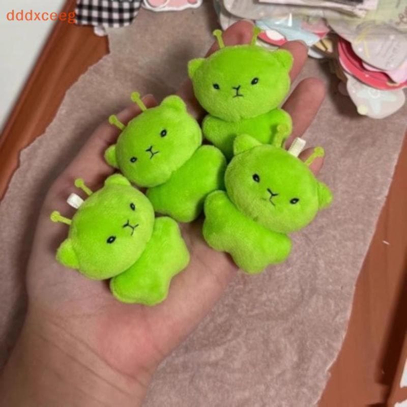 [dddxceeg] Alien Plush Cartoon Stuffed Animal Chaveiro Acessórios Criativos Feios Bonitos Mochilas Pingente Presente De