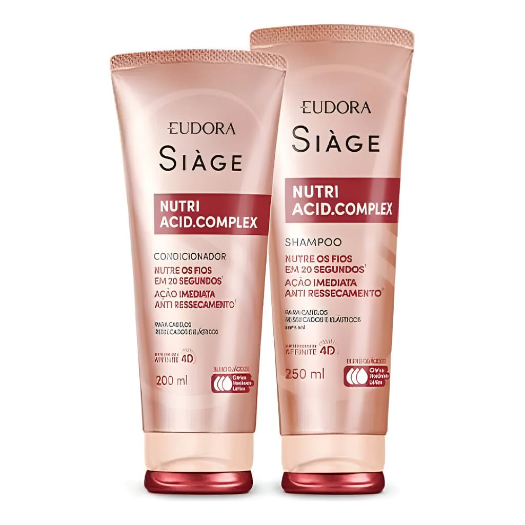 Kit Siàge Nutri Acid.complex Shampoo E Condicionador Eudora