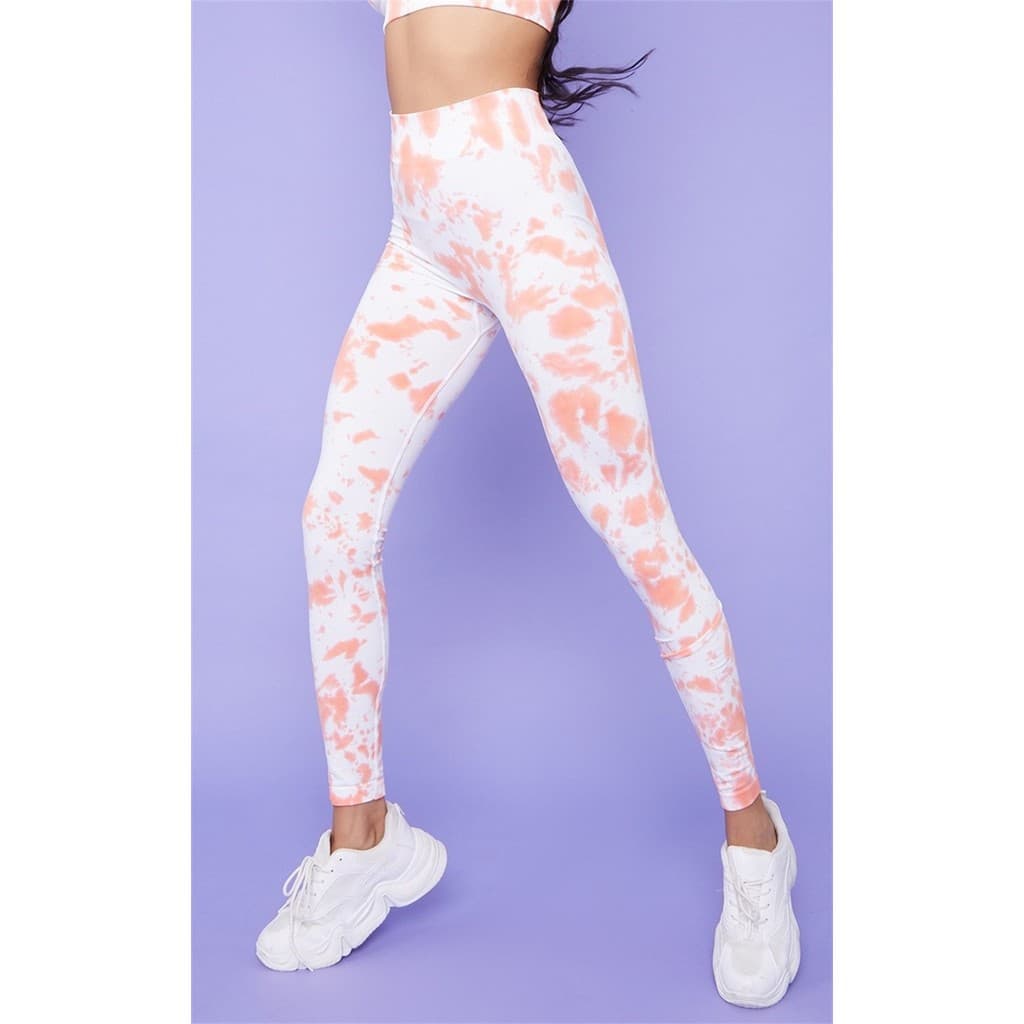Cada pedido Vitalidade Cor Combinando Laranja Floco de Neve Calças de Yoga Calças de Fitness Calças Modeladoras de Corpo