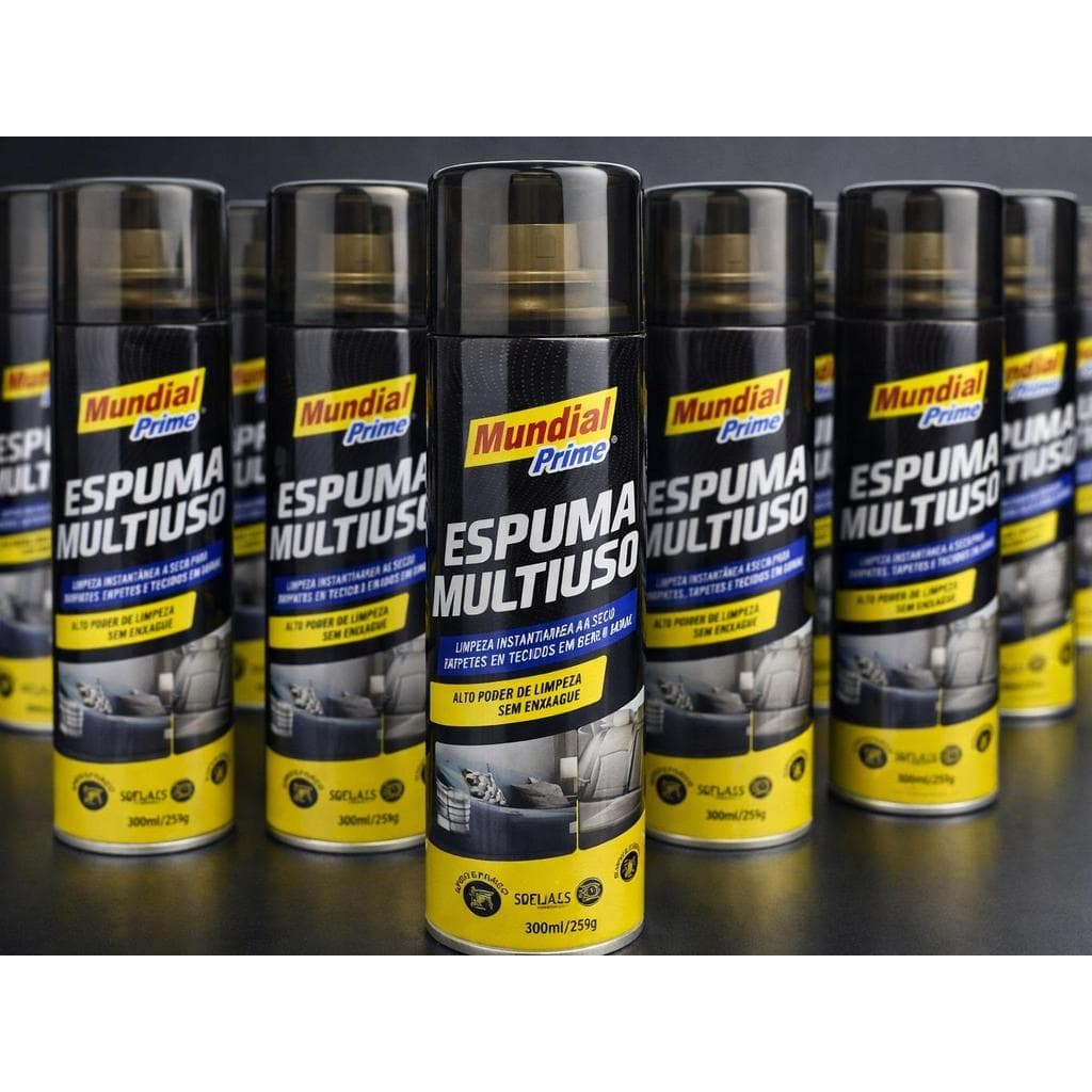 Kit Limpeza Espuma Mágica 300ml – Prático, Rápido e Alto Poder de Limpeza