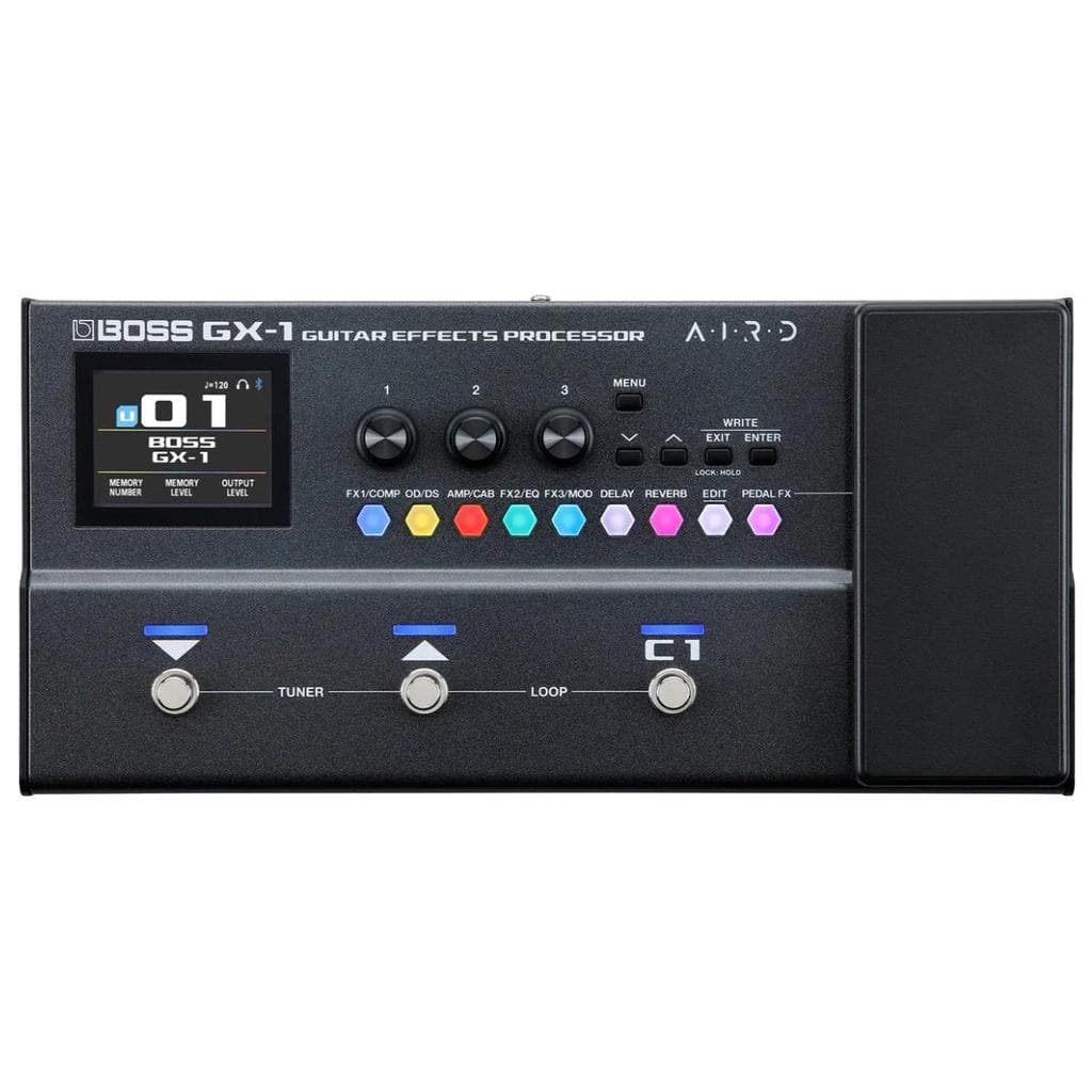 Pedaleira Multiefeitos Para Guitarra Boss GX-100 Processador De Efeitos E Simulador De Amplificadores Profissional