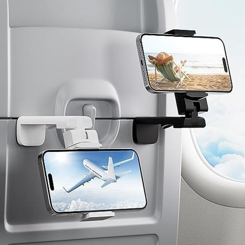 Suporte De Telefone De Avião De 2 Peças Para Mulheres-Klearlook 360 ° Giratório Viagens , Mesa & amp ; Voo De | Ajustáve