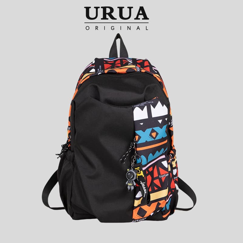 Estudantes do ensino médio mochila meninos moda tendência estudantes universitários podem segurar computador nicho Desig