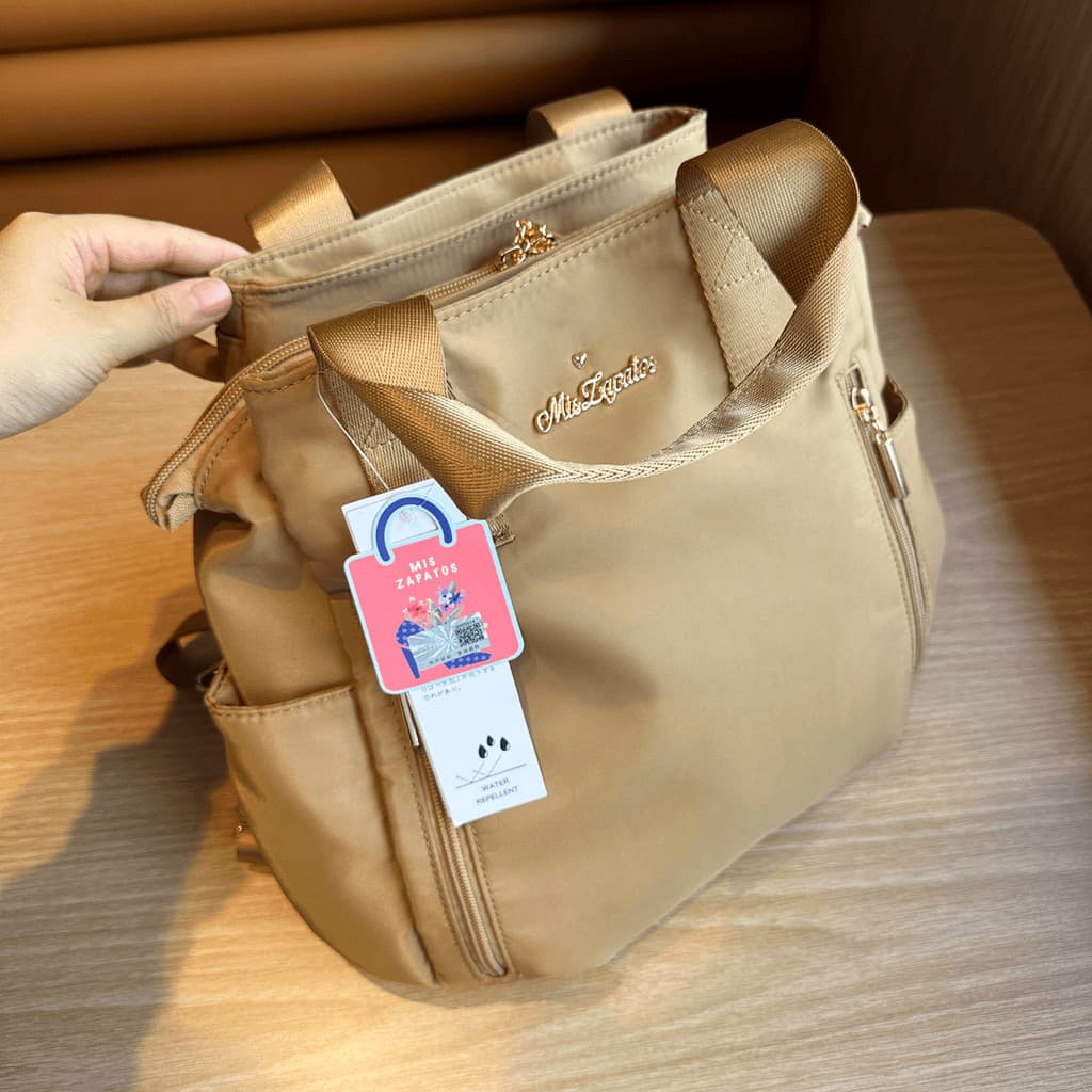 MISZAPATOS Genuíno Leve Casual Mochila Textura Bolsa de Ombro Grande Capacidade Mochila Impermeável Feminina