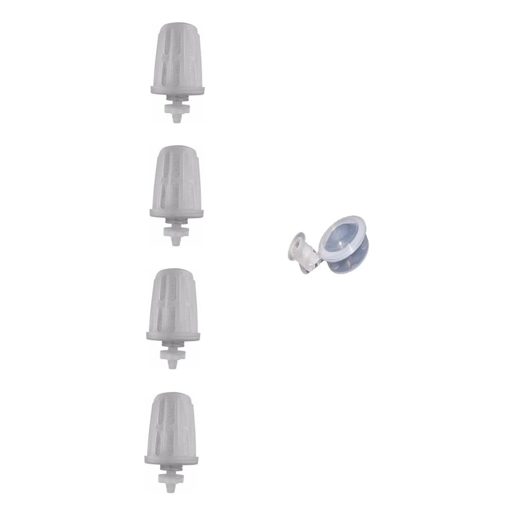 Kit 4 Vela Carvão Ativado + 1 Boia Filtro de Barro Plástico