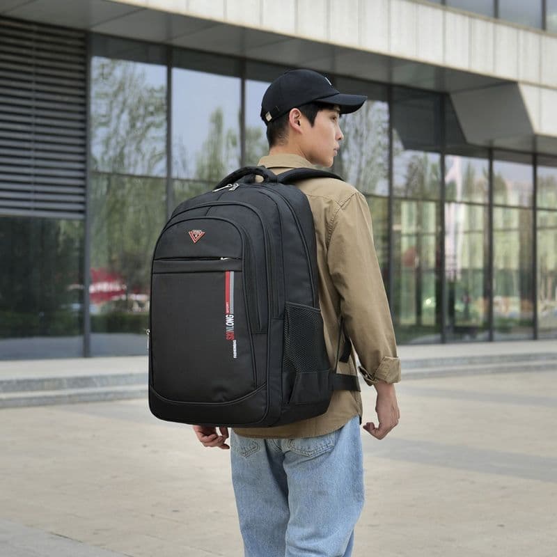 Mochila de viagem de grande capacidade, forte, resistente ao desgaste, estudantes do ensino médio, 70L, mochila de bagag