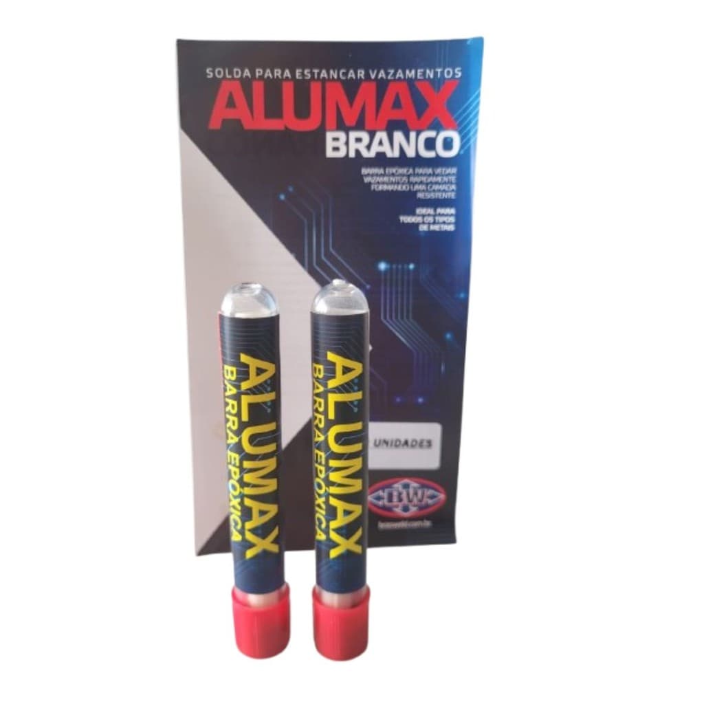 KIT 04 BARRAS Epóxica Solda Para Estancar Vazamentos Alumax