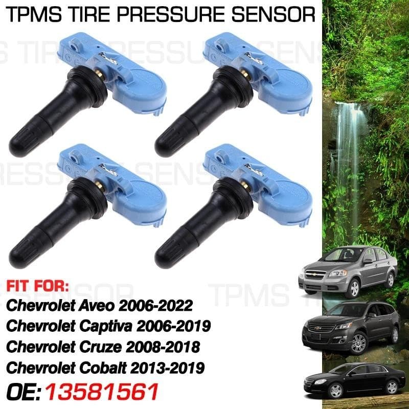 13581561 Para Chevrolet Aveo Captiva 2006-2022 Chevy Cruze J300 Cobalto 2008-2019 433MHz Sistema De Sensor De Monitor De