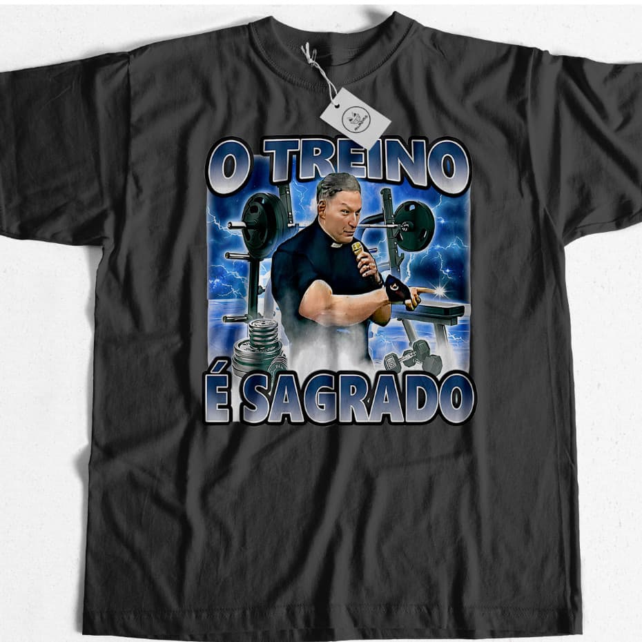 Camiseta Masculino Feminino Algodão Padre Marcelo Rossi Academia Maromba Lançamento 2024 Envio Rapido