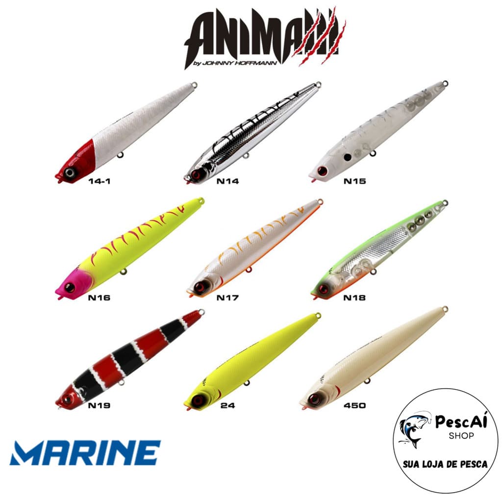 Isca Artificial - Marine Sports - Animal 130 - Superfície - Floating - 13 cm - 29 g - Tucunaré