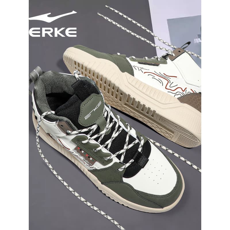 Hongxingerke sapatos masculinos inverno novo estilo de couro quente tênis casuais masculino leve tênis de sola macia