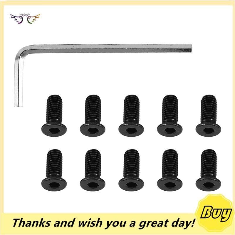 10 Peças Parafusos De Tubo De Garfo Dianteiro Para Guidão De Scooter Com Alça Hexagonal Kits De Reposição M365 Es2