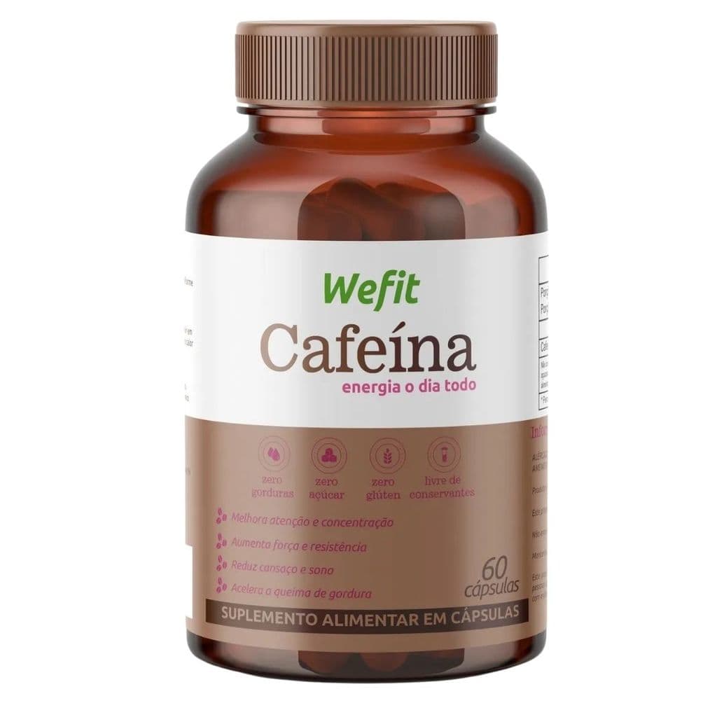 Cafeina 60 capsulas - WeFit