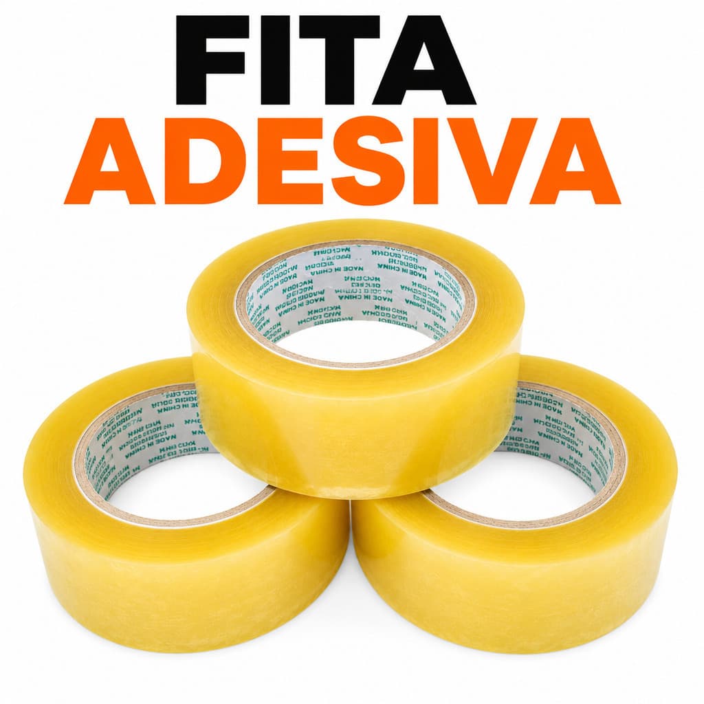 Fita adesiva 45x500  3 unidades hotmelt