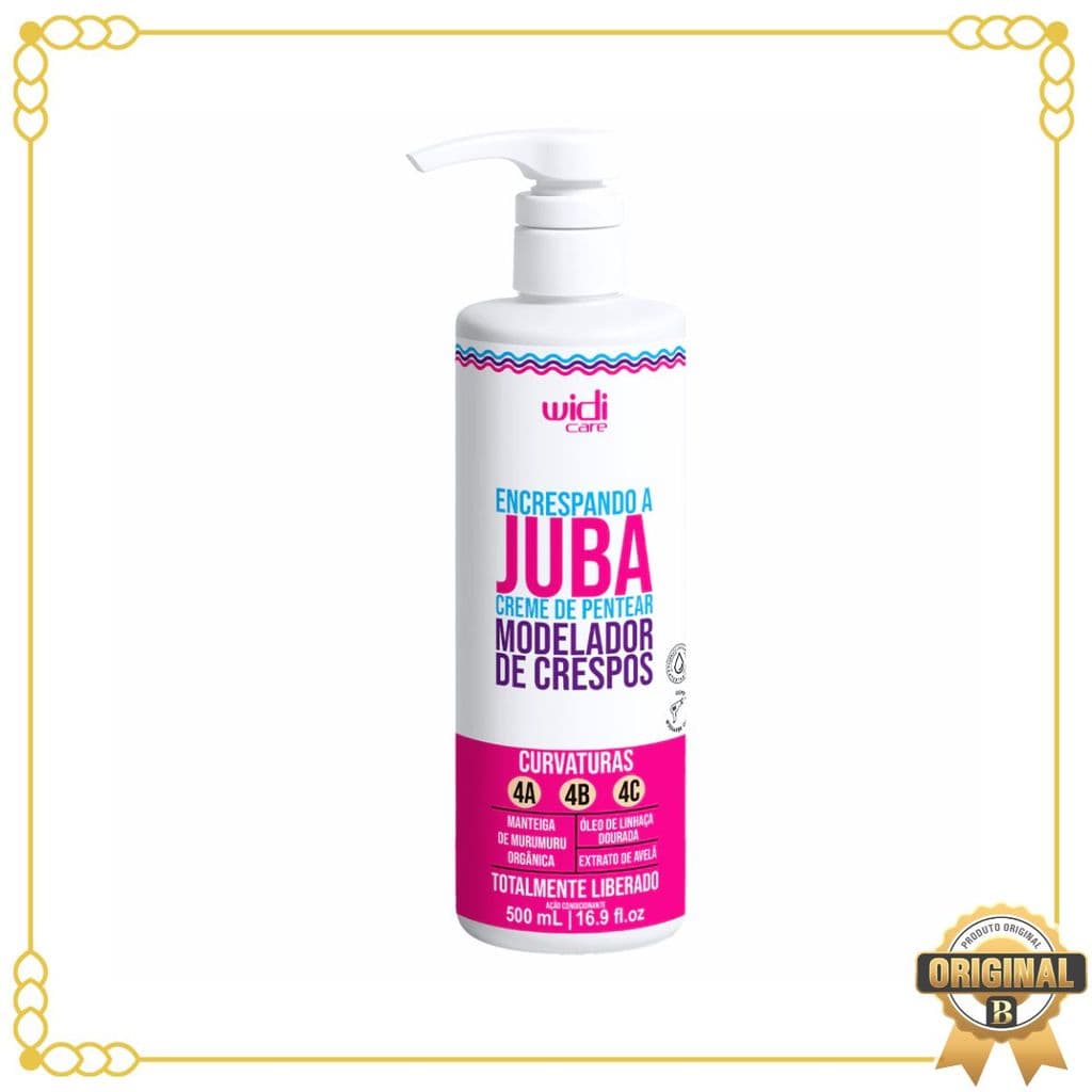 Creme De Pentear Encrespando A Juba Widi Care 500 Ml