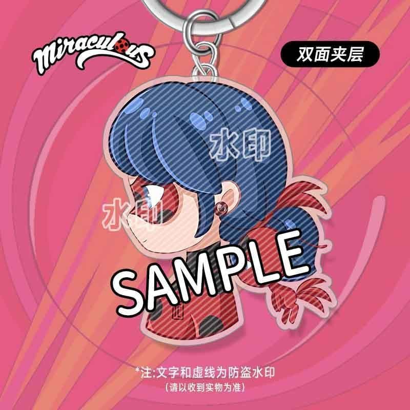 Joaninha Radi Miracle Girl Merchandise Chaveiro Aijun Marina Aya Leonard Pingente Acrílico Dupla Face 5.15