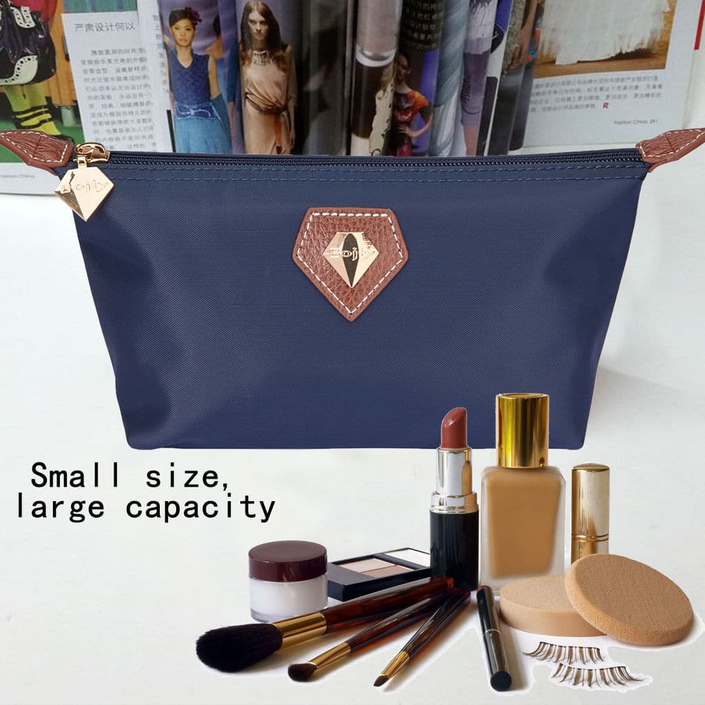 Versão coreana bolinho saco cosmético grande capacidade náilon à prova dwaterproof água saco de higiene pessoal viagem p