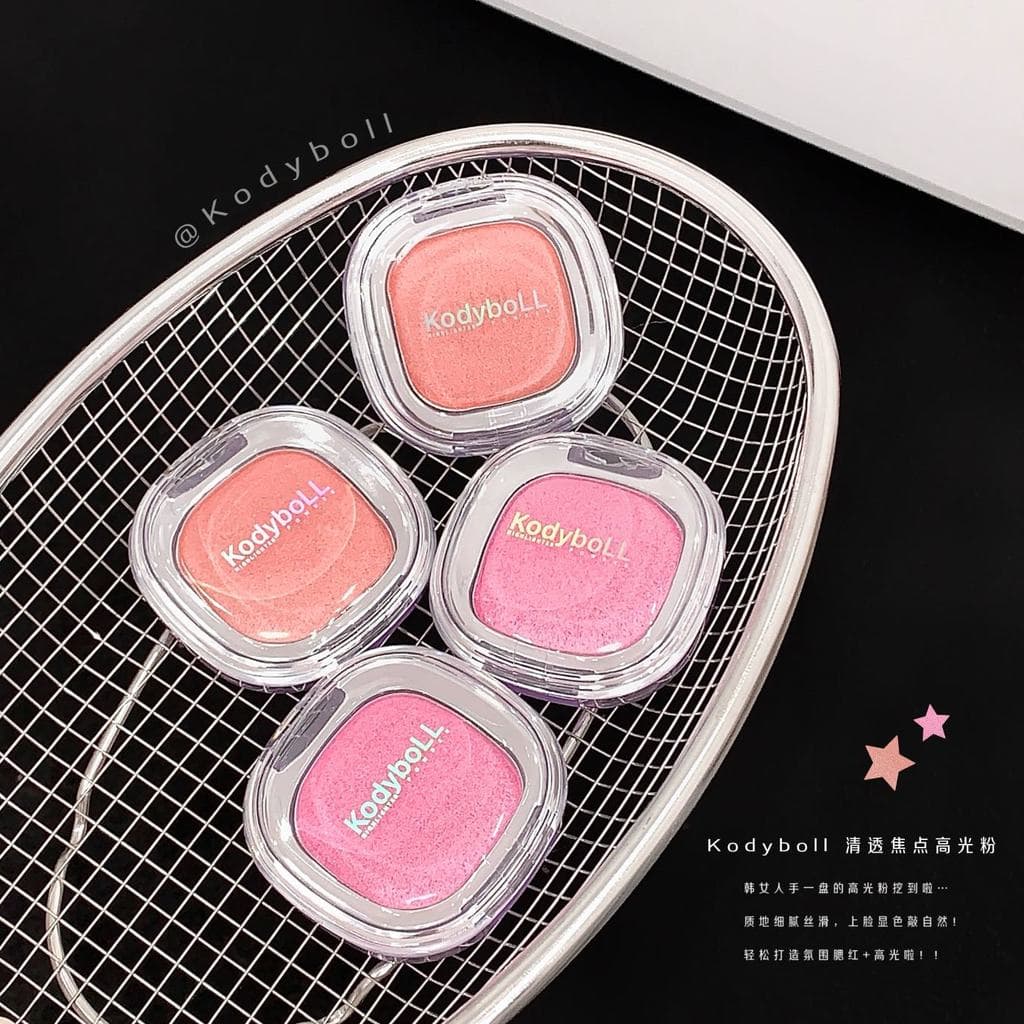 Little Haitang Oficial Autêntico Blush Liofilizado Alto Brilho Rosa Transparente Água Macia Brilhante Blush Contorno Ilu