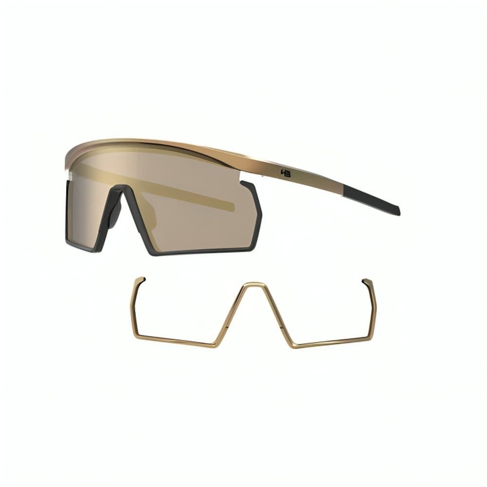 Óculos de Sol Ciclismo HB Spinner G Gold/ G Gold + M Black Gold Chrome - Sol - 141 mm