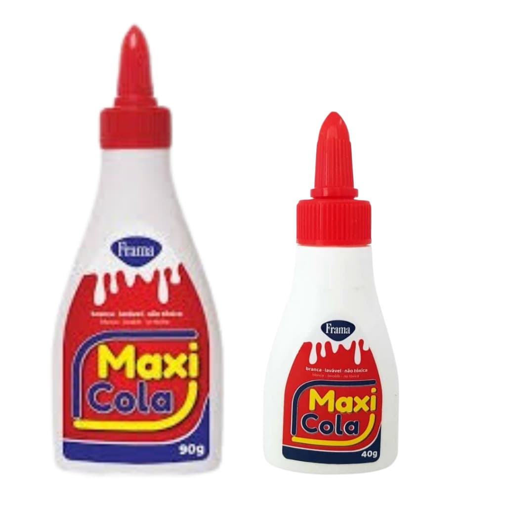 Cola Branca Escolar Maxi A – Atoxica | 40g / 90g / 110g – Certificada INMETRO