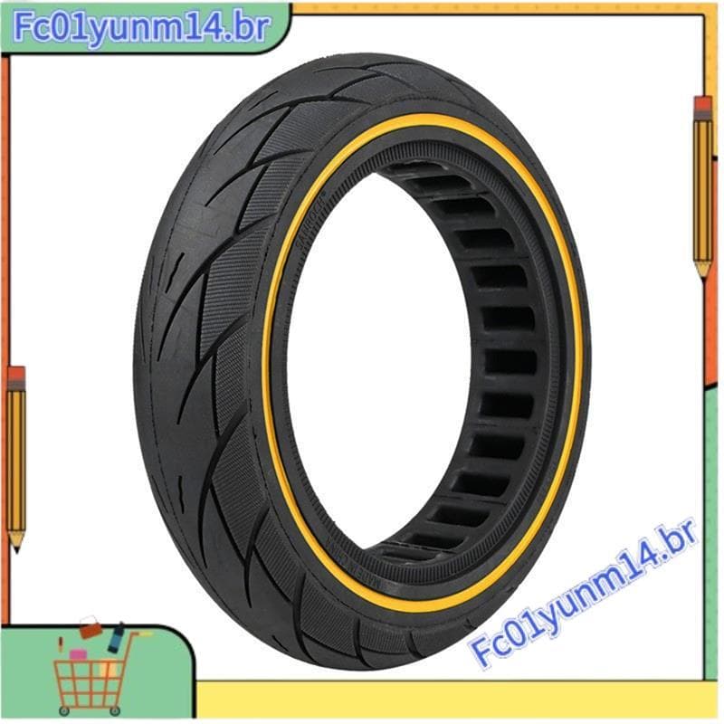 Borracha Sólida 10 Polegada Favo De Mel 10x2.125 Conjunto De Pneus Mal Ventilados Para Scooters Elétricos F30 F20 F40 De