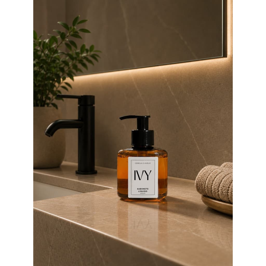 Sabonete Líquido Mãos Vanilla Frasco Ambar 200ml