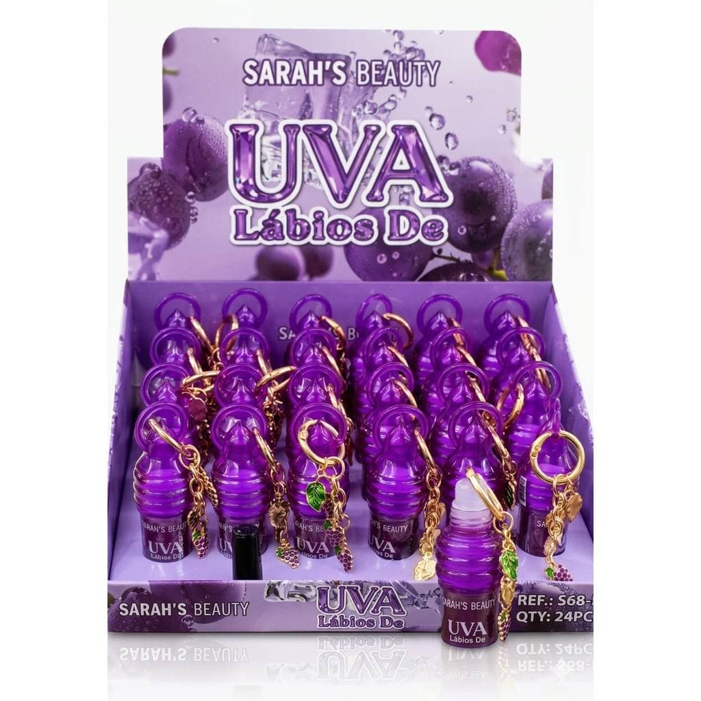Gloss Uva com Chaveiro Sarah’s Beauty ( UNIDADE )