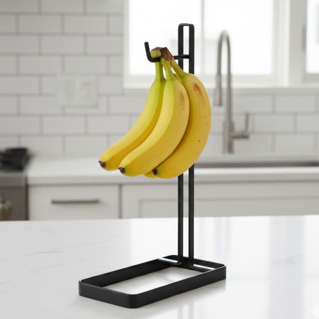 Fruteira Suspensa com Gancho para Bananas - Design Compacto