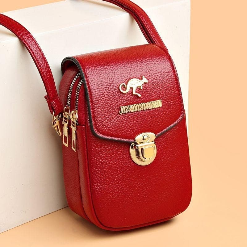 Bolsa Para Mensageiro De Grande Capacidade Mulheres 2024 Nova Celular All-Match Crossbody Pequena Quadrada
