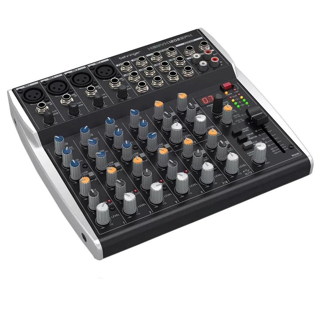 Mesa de Som Behringer Xenyx 1202SFX 12 Canais Interface de Áudio USB FX