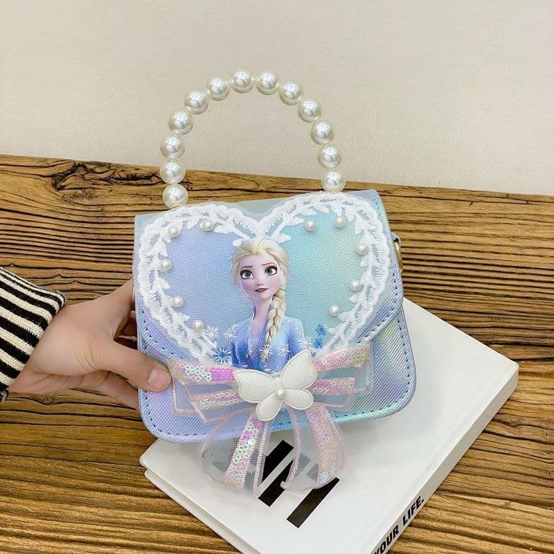 Bolsa Infantil Menina Princesa Elsa De Ombro Mensageiro