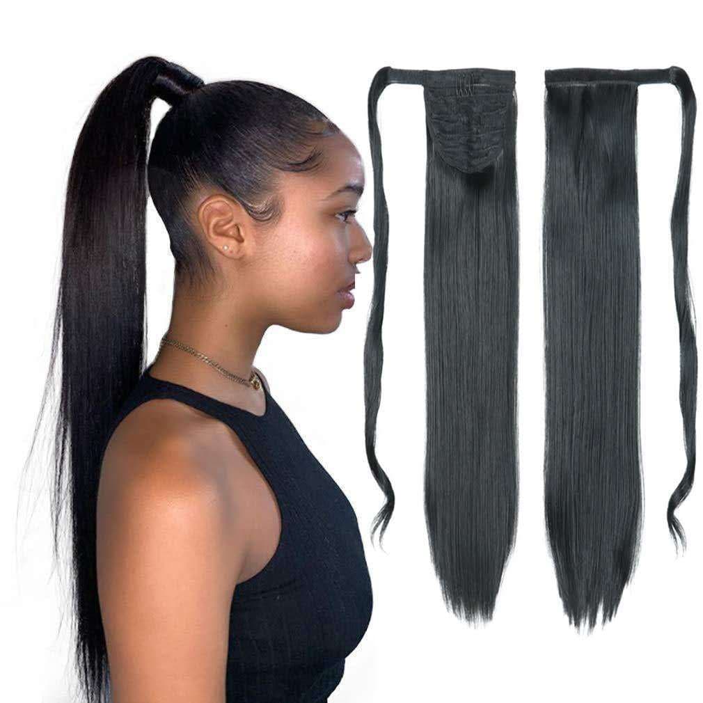 Aplique Rabo de Cavalo Fita de Amarrar com Velcro Liso 60cm - MST